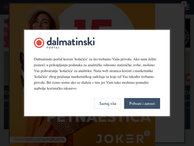'dalmatinskiportal.hr' screenshot