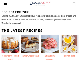 'barbarabakes.com' screenshot