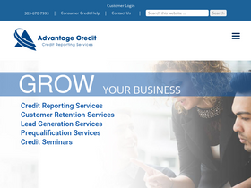 'advcredit.com' screenshot