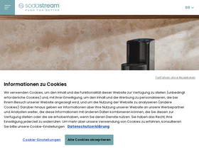 'sodastream.ch' screenshot