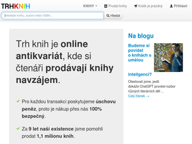 'trhknih.cz' screenshot