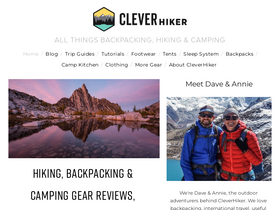 'cleverhiker.com' screenshot