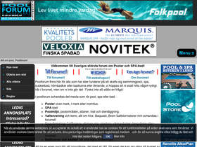 'poolforum.se' screenshot