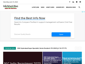 'indianetworknews.com' screenshot