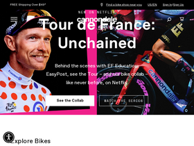 'cannondale.com' screenshot