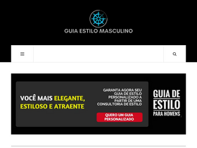 'guiaestilomasculino.com' screenshot