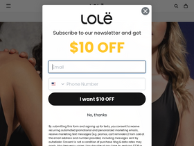 'lolelife.com' screenshot