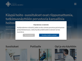 'kaypahoito.fi' screenshot