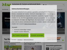 Htw Berlin De Analytics Market Share Data Ranking Similarweb
