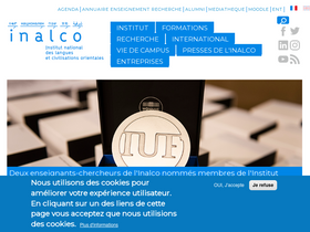 'inalco.fr' screenshot