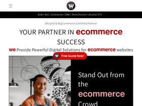 Whirlwind eCommerce website screenshot