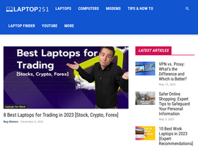 'laptops251.com' screenshot
