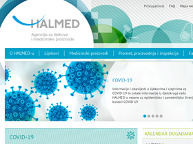 'halmed.hr' screenshot