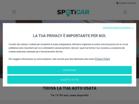 'spoticar.it' screenshot