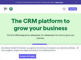 'pipedrive.com' screenshot