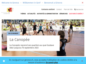 'ville-geneve.ch' screenshot
