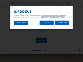 'vdp.amadeus.com' screenshot