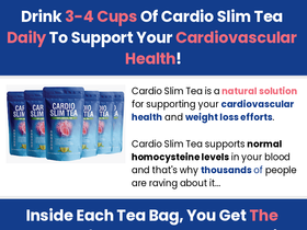 trycardioslimtea.com homepage screenshot
