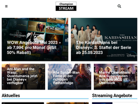 'championstream.de' screenshot