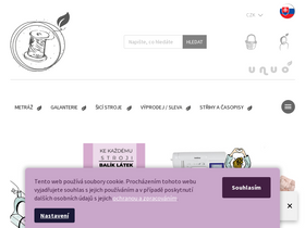 'unuodesign.cz' screenshot