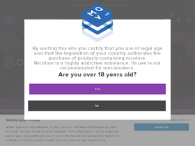 'masquevapor.com' screenshot