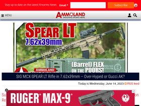 'ammoland.com' screenshot