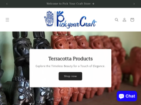 pickyourcraft.com homepage screenshot