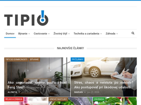'tipio.sk' screenshot