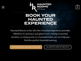 'hauntedrooms.co.uk' screenshot