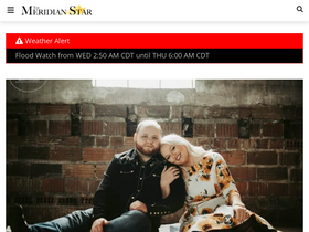 'meridianstar.com' screenshot