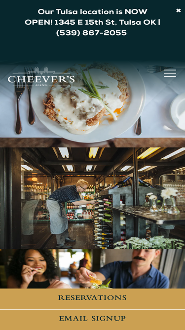 cheeverscafe.com