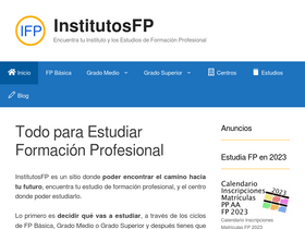 'institutosfp.com' screenshot