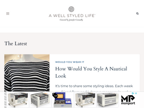 'awellstyledlife.com' screenshot