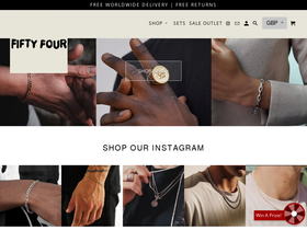 54 Floral  homepage screenshot