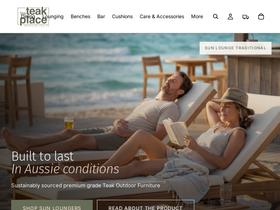 teakplace.com.au homepage screenshot
