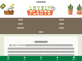 'lovely-plants.com' screenshot