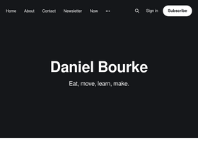 'mrdbourke.com' screenshot