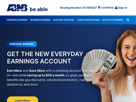 'abnbfcu.org' screenshot