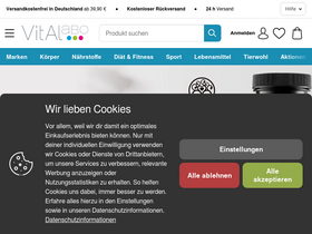 'vitalabo.de' screenshot