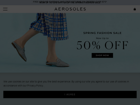 'aerosoles.com' screenshot