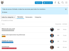 'foromusculo.com' screenshot