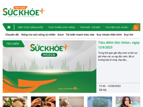 'suckhoecong.vn' screenshot