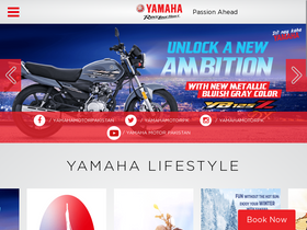 'yamaha-motor.com.pk' screenshot