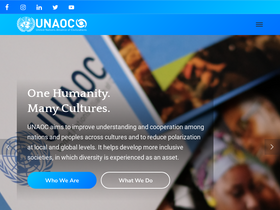 'unaoc.org' screenshot