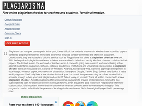 'plagiarisma.net' screenshot