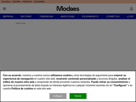 'modaes.com' screenshot