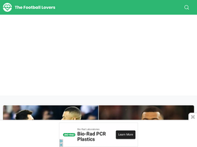 'thefootballlovers.com' screenshot