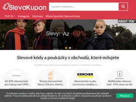'slevakupon.org' screenshot