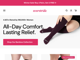 Everstride homepage screenshot