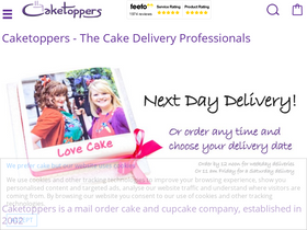 'caketoppers.co.uk' screenshot